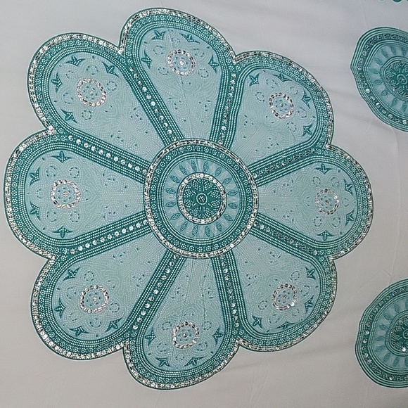 62" x 43" Sarong, Beach Cover-Up, Wall Hanging, Curtain, material, from Mexico - Picture 2 of 6